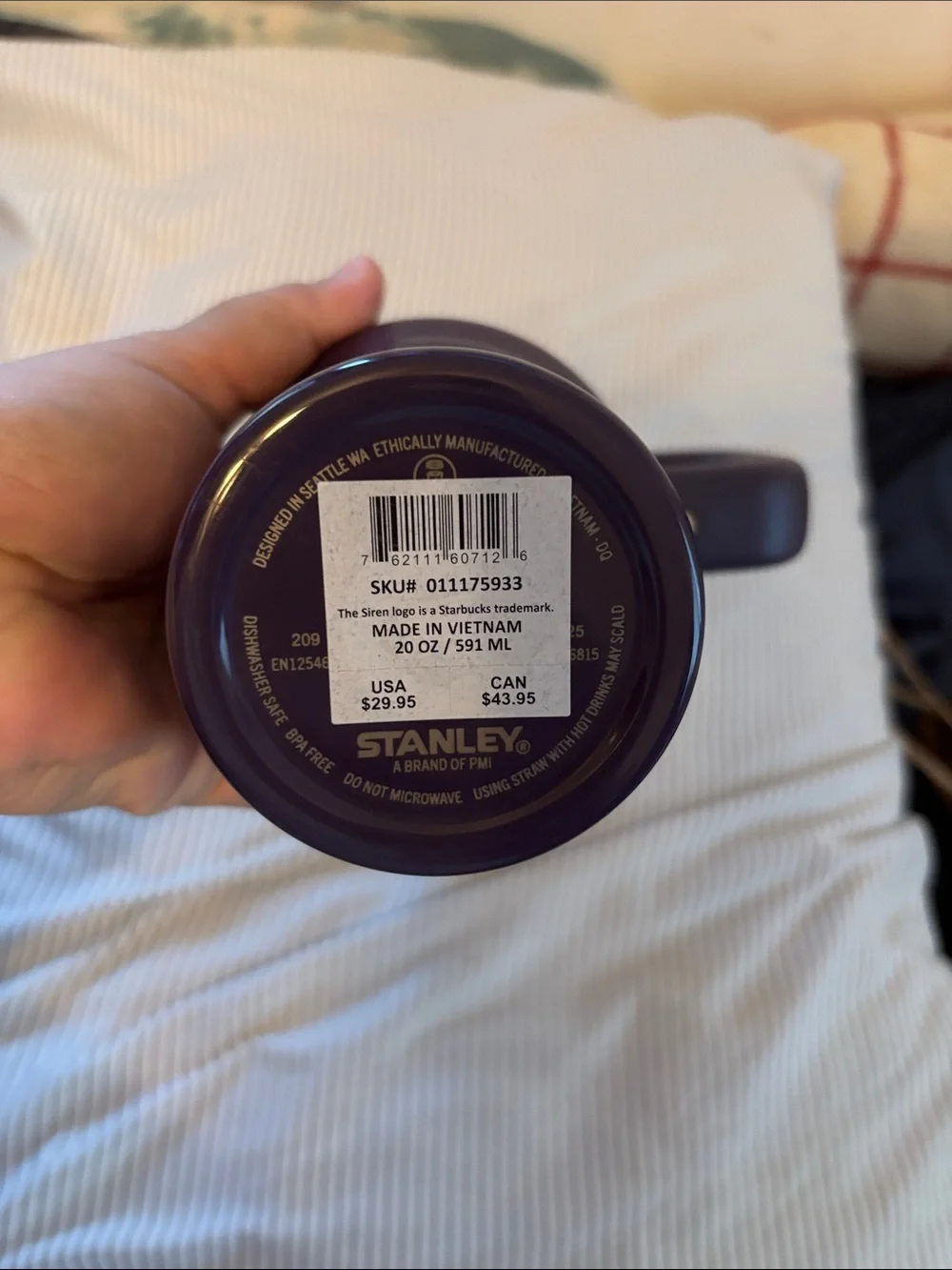 Starbucks x Stanley Purple Tumbler - Picture 2 of 5
